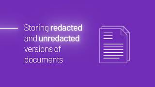 Cut out costly outsourcing and speed up the manual compliance process with true AI-redaction.
