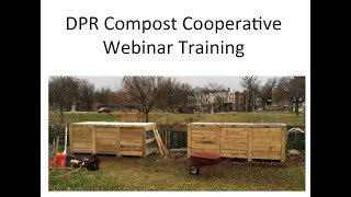 DPR Compost Cooperative Webinar Training