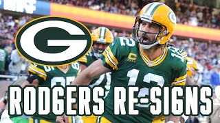 Aaron Rodgers Signs Historic Deal with Green Bay Packers | Aaron Rodgers Contract