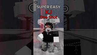 Easy ONE SHOT KJ Combo in THE STRONGEST BATTLEGROUNDS #roblox #thestrongestbattlegrounds #opm