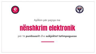 Aplikim për pajisje ne nënshkrim elektronik për të punësuarit dhe subjektet tatimpaguese