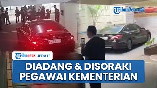 Detik-detik Menteri Satryo Diadang \u0026 Disoraki Pegawai Kemendiktiristek, Dituding Bersikap Arogan