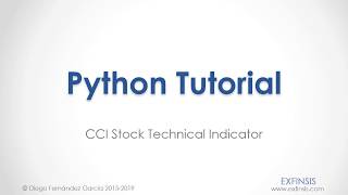 Python Tutorial. Commodity Channel Index Stock Technical Indicator