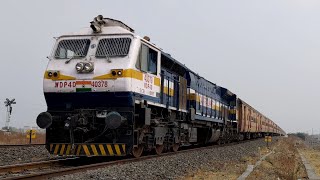 17620 Nanded - Aurangabad Special Train | WDP4D Locomotive with ICF Coaches | Weekly Express Train