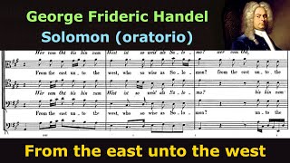 Handel choruses - From the east unto the west (Monteverdi Choir)