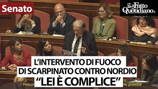 L'intervento di fuoco di Scarpinato contro Nordio: \