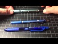 Pentel EnerGel Comparison: EnerGel-X vs Energel Deluxe vs Energel Alloy (for lefties!)