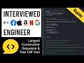 Longest Consecutive Sequence / Tree Cliff Grid: C++ Interview with a FAANG Engineer
