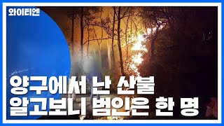 산불 내고 신고한 이유...\