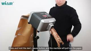 Automatic kraft paper cushion machine operation instructions-WiAIR P100pro