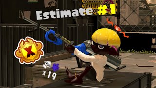 REACHING #1 IN X RANK RAINMAKER WITH CHARGER... [Splatoon 3]