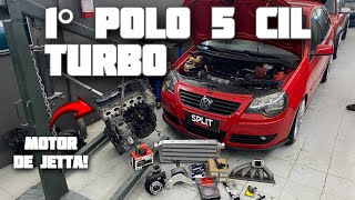 🚀 O PRIMEIRO POLO 5 CILINDROS TURBO DO BRASIL! - Parceria Split Customs, AllPerformance e Tola Rings