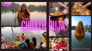 Chhath puja🙏🚩2023 ,first chaithy chhath 🙏🚩 @rahulsinhavlog #ranchi #viralvideo #bihar