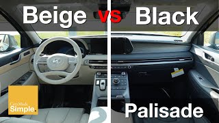 2023 Hyundai Palisade Limited Black vs Beige/Navy Interior | Side by Side Comparison!