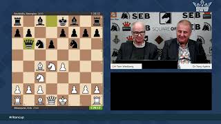 50th Rilton Cup: round 2, commentators: GM Tom Wedberg and Dr Tony Apéria