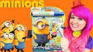 Coloring Minions Magic Reveal Ink Coloring Book | Imagine Ink Marker