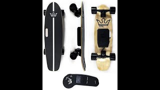 Review KYNG Electric Skateboard with Wireless LED Remote