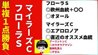 【にしちゃんねる 競馬予想2021 第934回】フローラS マイラーズC 最終ジャッジ！フローラSは好調の欧州血を保持した素質馬！マイラーズCは父、母父が現在の阪神芝1600mでドンピシャの血統