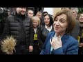 moldova s pro eu president maia sandu praises voters after re election win afp