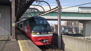 1014F特急豊橋行き通過　駅列車特集　名鉄犬山線　上小田井駅4番線　その9