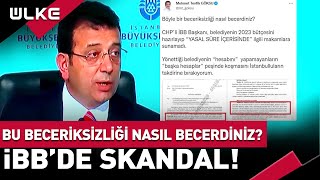 İBB'de Skandal! \