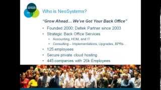 NeoSystems Costpoint Extensibility Webinar