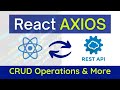 React Tutorial: React Axios API Requests | MERN CRUD | Axios with React JS Tutorial