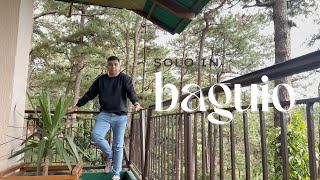 solo in BAGUIO 🌲 | food trip, ukay \u0026 haul, chill walks ☕️🍽️🛍️