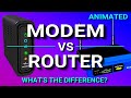 Modem vs Router - What's the difference?