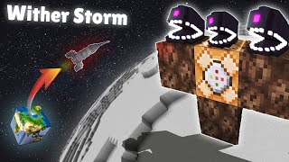 Wither Storm Survival on the Moon in Minecraft