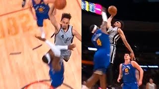 Derrick White destroys Paul Millsap with powerful epic dunk | Nuggets vs Spurs, Game 1