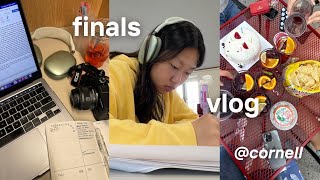FINALS week at cornell | study vlog, senior appreciation, last week of class, olin library
