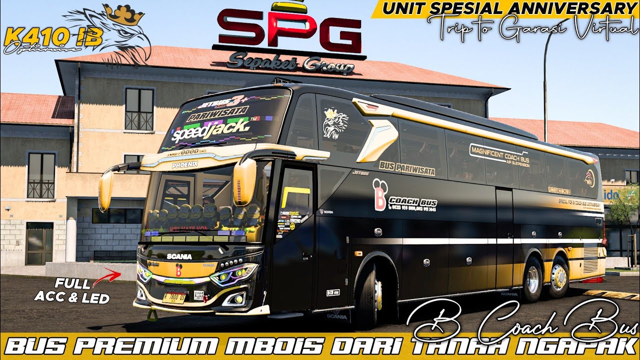 B Coach Bus "Phoenix" Kunjungan Ke Garasi PO Virtual | ETS 2 Indonesia ...