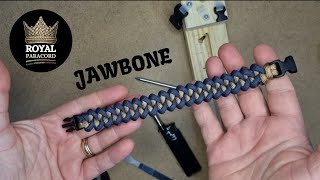 Bracciale in Paracord modello JAWBONE. How to make JAWBONE Paracord Bracelet.