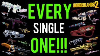 Explaining Literally EVERY Gun In Borderlands 2