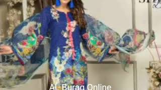 Florence by Mohagni  Digital printed embroidered lawn