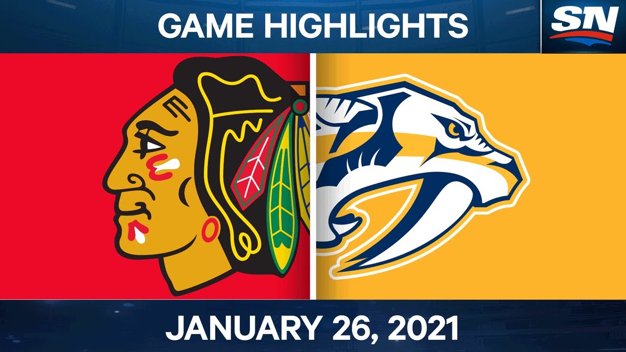 NHL Game Highlights | Blackhawks Vs. Predators - Jan. 26, 2021 - YouTube