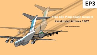 Kazakhstan airlines 1907 Crash animation + CVR (FCPCI EP3) Short animation