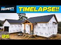 Building A Wooden House in 24 Minutes - TIMELAPSE