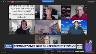 Community gives input on KDPS protest response