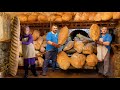 The best Turkish breads! Legendary bakeries, giant breads! Compilation I Turkish Street Food