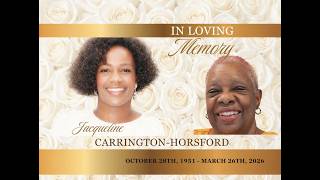 In Loving Memory of Jacqueline Horsford