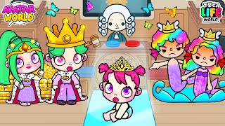 I Was Adopted By A Royal Family In Avatar World | Toca Life Story | Toca Boca