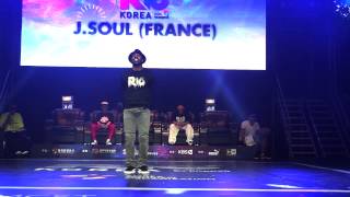 J Soul France) Locking裁判表演   韩国R16 20130713