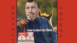 Smoking a vintage 1980’s Marlboro Red cigarette review comparing it to a new pack ( part 2 )