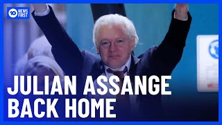 Julian Assange Returns To Australia A Free Man | 10 News First