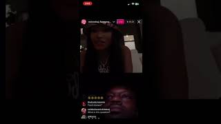 Funny Marco asking Nicki Minaj “Do you still buy Food Stamps | IG Live | June 27, 2023 |