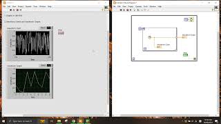 Simple Waveform Chart and Waveform Graph in LabVIEW