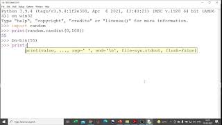 5. Random number generation, binary and decimal number conversions in python programming