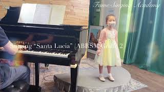 《學生音樂會》⭐️Audrey (5歲) sings “Santa lucia” (ABRSM Grade 2)